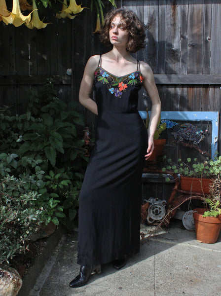 40s Beaded Gown + Jacket