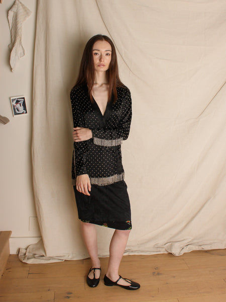 20s Beaded Silk Jacket