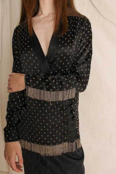 20s Beaded Silk Jacket