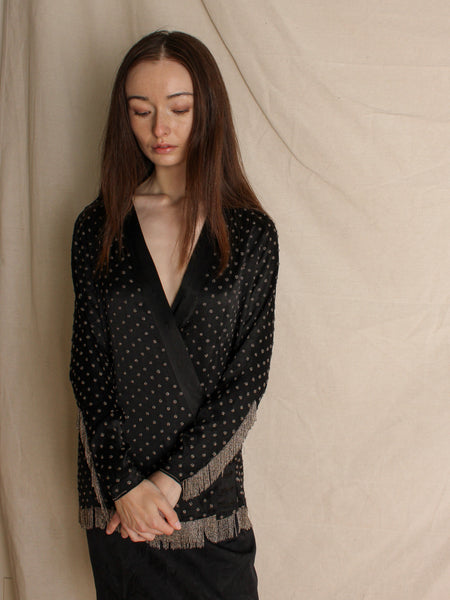 20s Beaded Silk Jacket