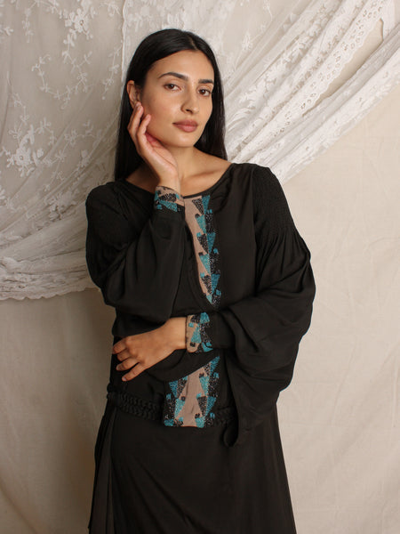 20s Beaded Silk Dress