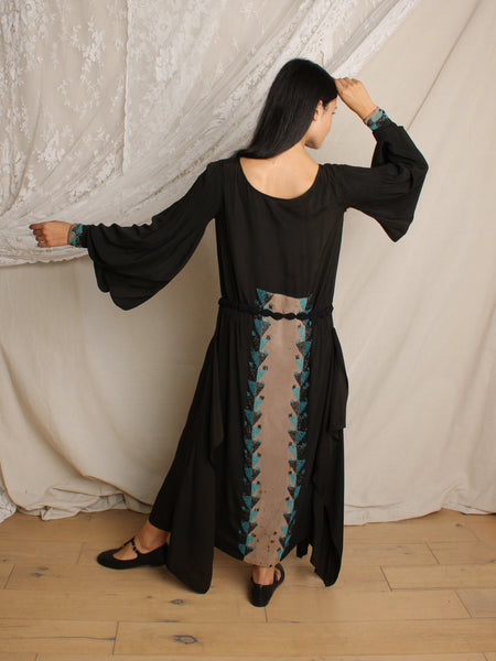 20s Beaded Silk Dress