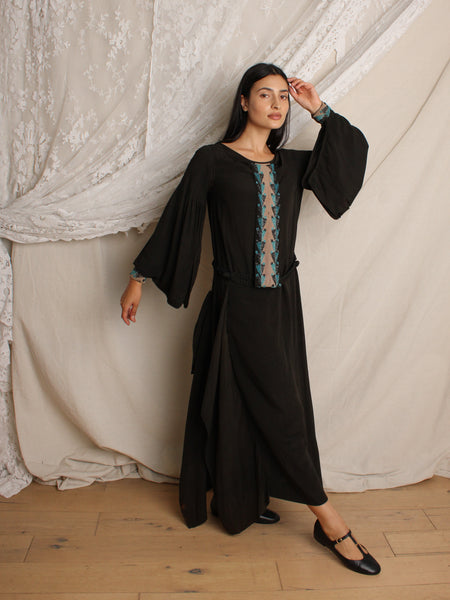 20s Beaded Silk Dress