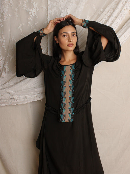 20s Beaded Silk Dress