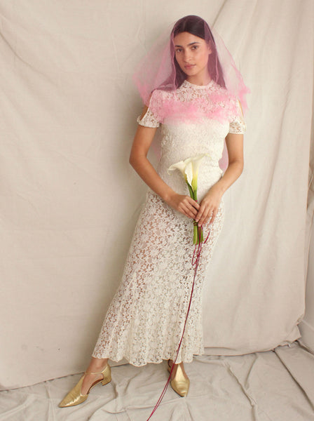 30s Two Piece Lace Ensemble