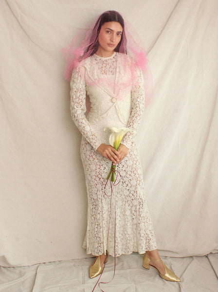 30s Two Piece Lace Ensemble