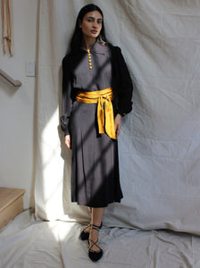 40s Double Collar Dress