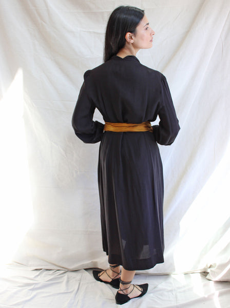 40s Double Collar Dress