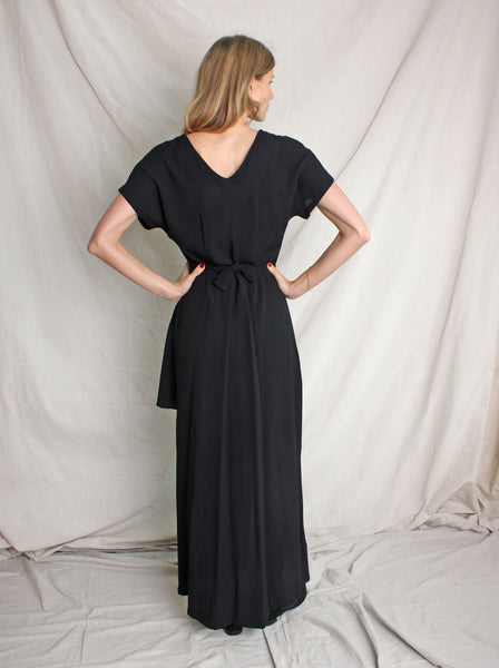 40s Sequin Peplum Gown