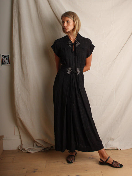 40s FOGA Textured Gown