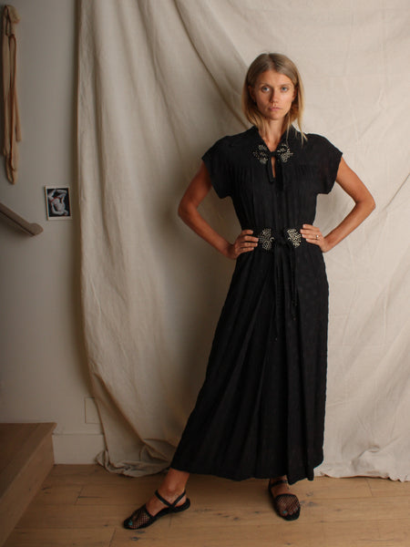 40s FOGA Textured Gown