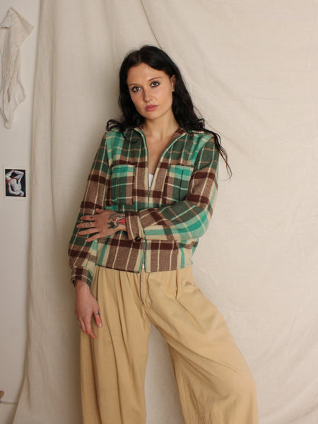 40s Plaid Jacket