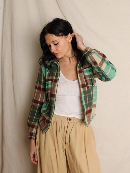 40s Plaid Jacket