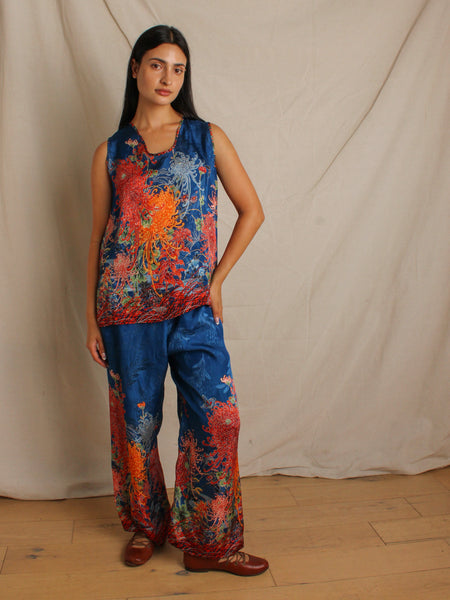 40s Jacquard Lounge Ensemble