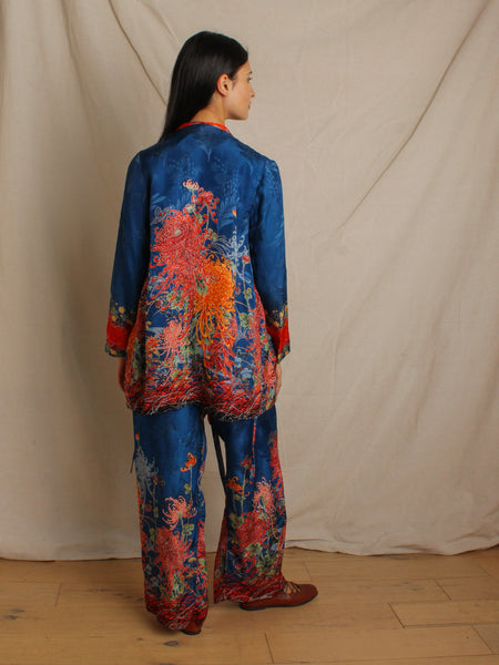 40s Jacquard Lounge Ensemble