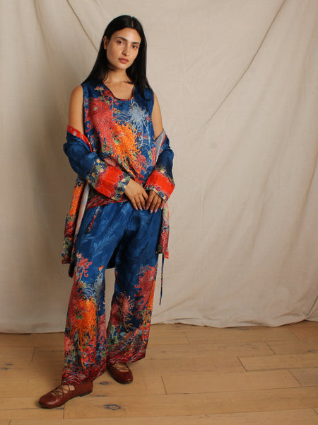40s Jacquard Lounge Ensemble