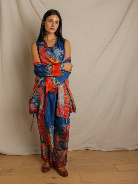 40s Jacquard Lounge Ensemble