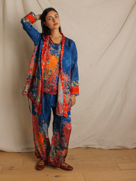 40s Jacquard Lounge Ensemble