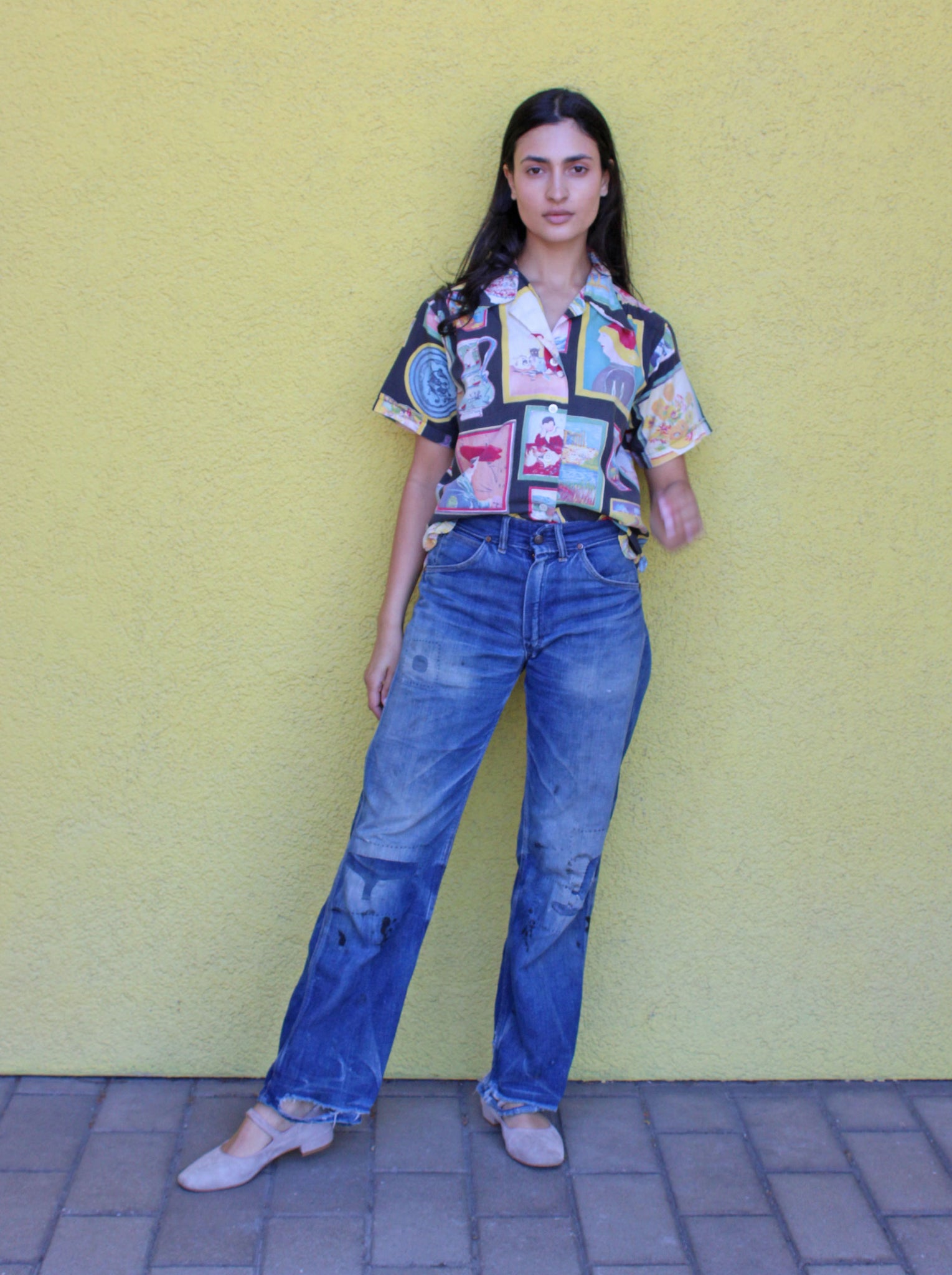 50s Hand Mended Jeans