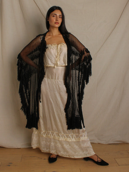20s Fringe Net Shawl