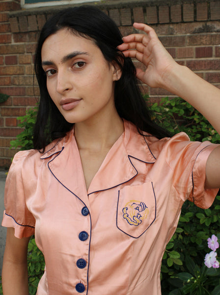 30s Silk Loungewear Set