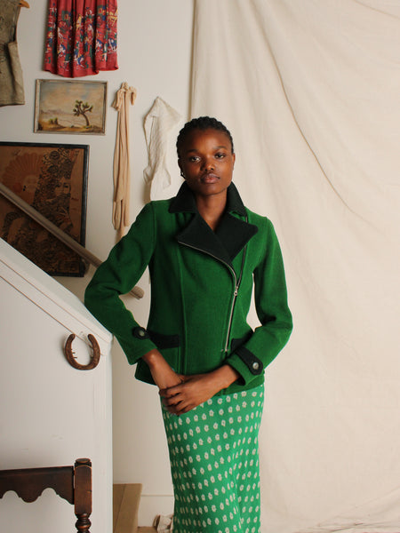 Late 30s Two Tone Ski Jacket