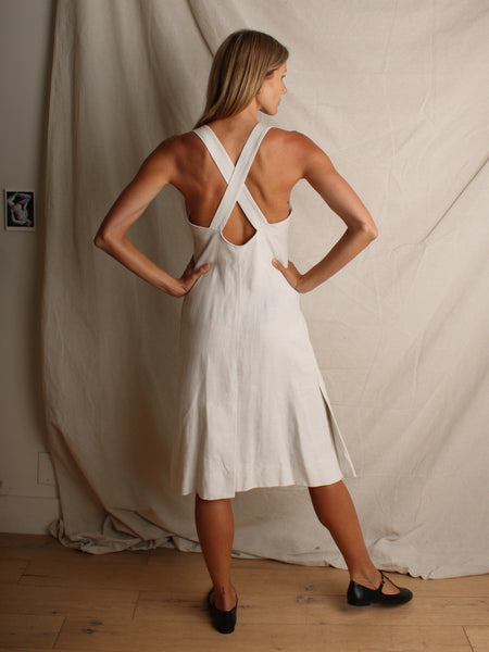 40s Linen Summer Dress