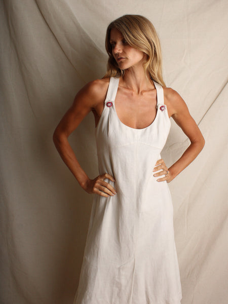40s Linen Summer Dress