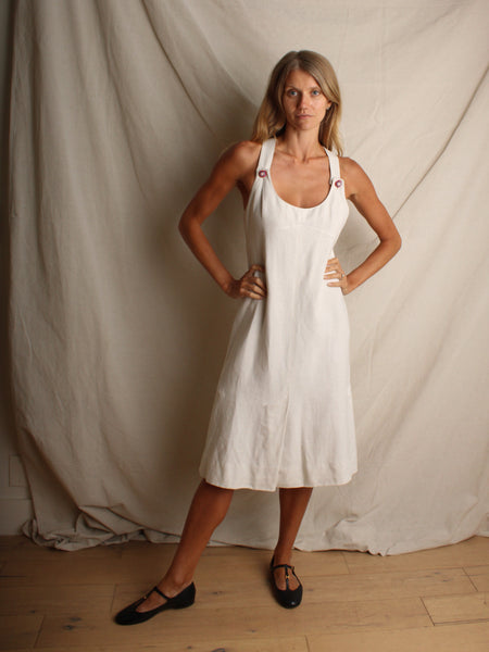 40s Linen Summer Dress