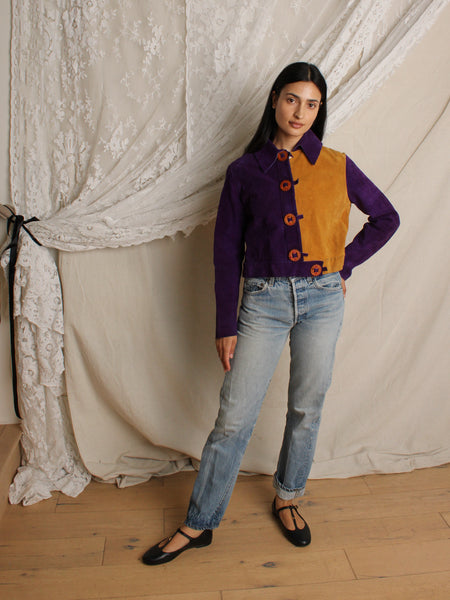 60s Two Tone Suede Jacket