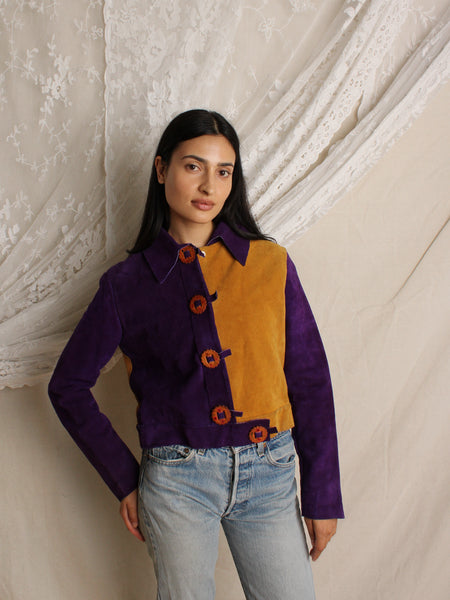60s Two Tone Suede Jacket