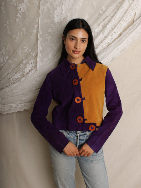 60s Two Tone Suede Jacket