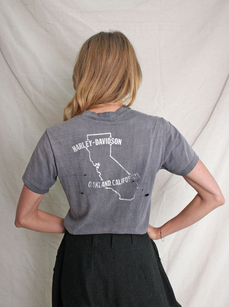 70s Oakland Harley Davidson Eagle Tee