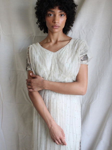 Edwardian Beaded Net Dress