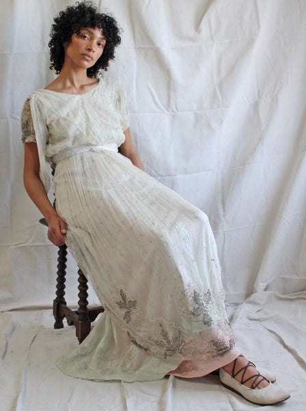 Edwardian Beaded Net Dress