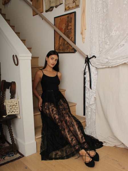 Antique Lace Long Skirt