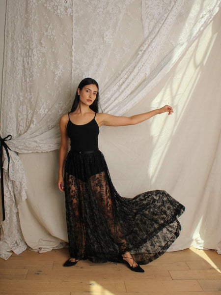 Antique Lace Long Skirt