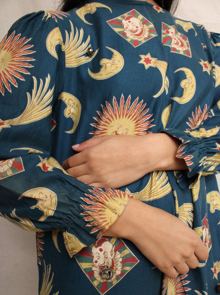 Antique Celestial Print Jumpsuit