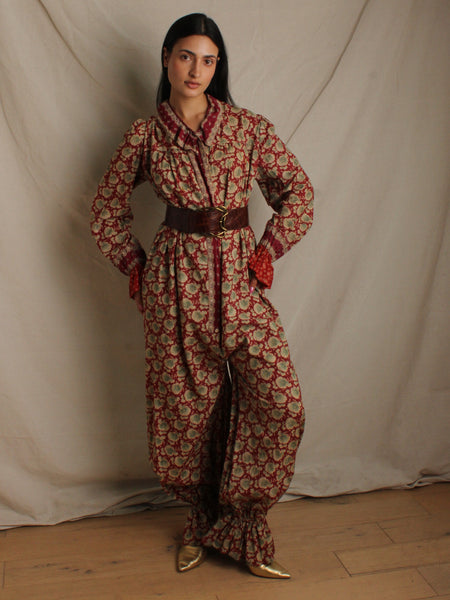 Antique Calico Jumpsuit