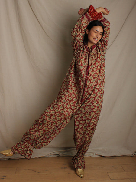 Antique Calico Jumpsuit
