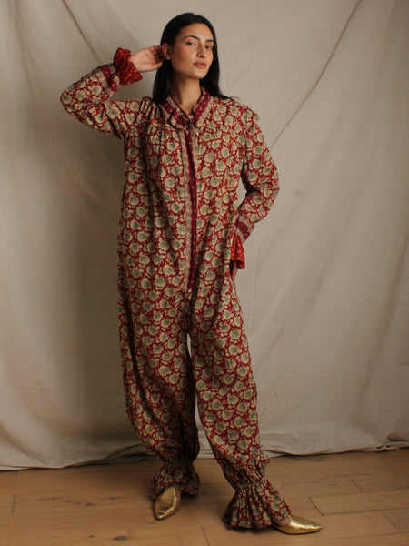 Antique Calico Jumpsuit