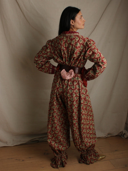 Antique Calico Jumpsuit