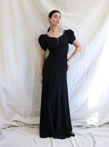 40s Beaded Gown