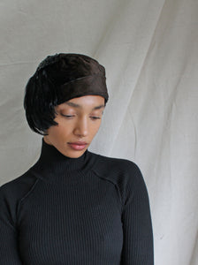 20s Silk Velvet Cloche