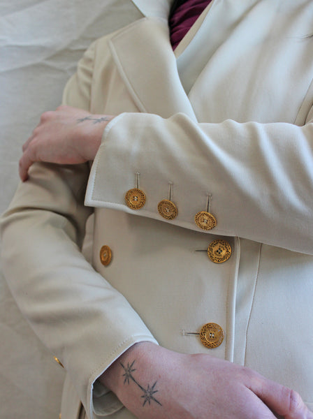 Chanel Spring 97 Cream Coat