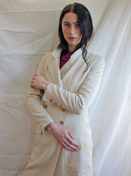 Chanel Spring 97 Cream Coat