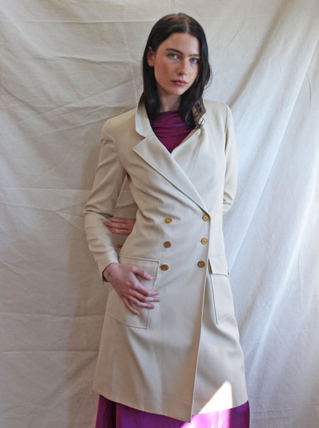 Chanel Spring 97 Cream Coat