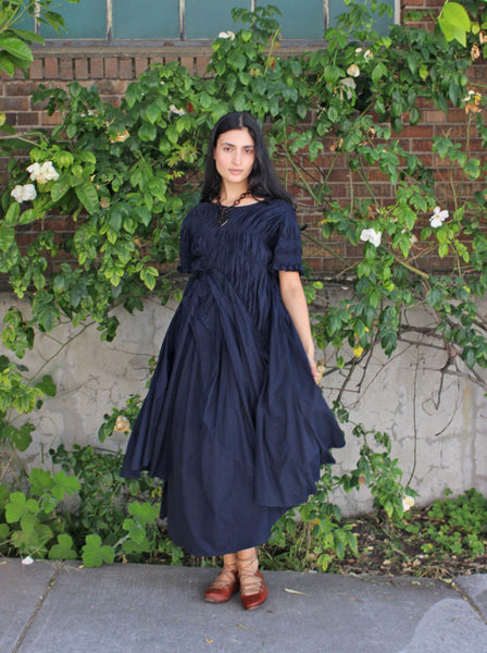 Chika Kisada Ruched Cotton Dress