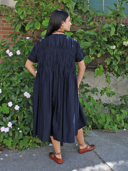 Chika Kisada Ruched Cotton Dress