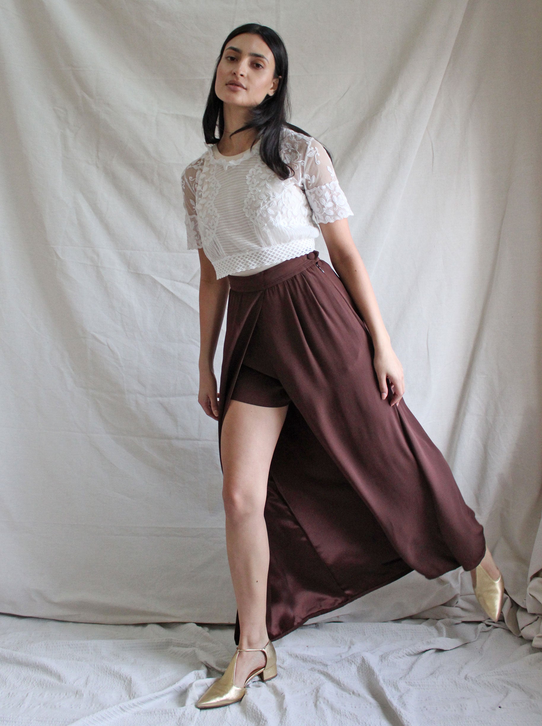 「Gen」 SKIRT PANTS Christian Lacroix Single Leg Skirt Pants – Here Studio